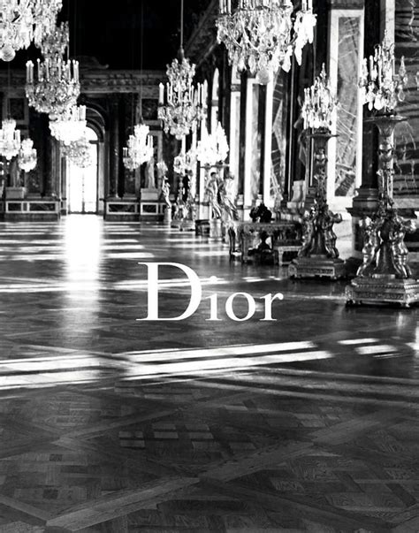 black and white dior poster.